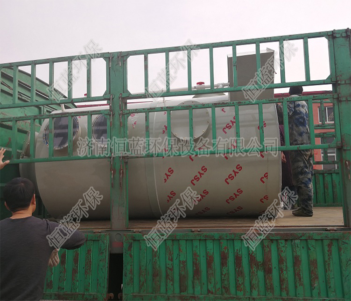 廢氣凈化塔裝車(chē)實(shí)拍圖